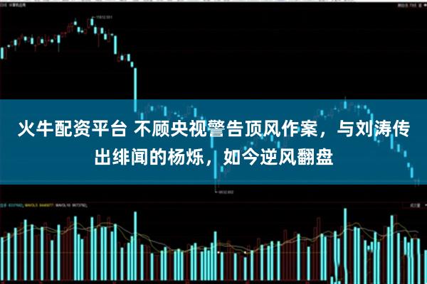 火牛配资平台 不顾央视警告顶风作案，与刘涛传出绯闻的杨烁，如今逆风翻盘
